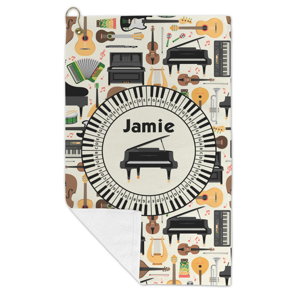 Musical Instruments Microfiber Golf Towels - FOLD