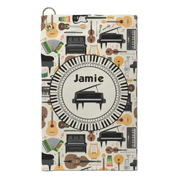 Musical Instruments Microfiber Golf Towel - Small (Personalized)