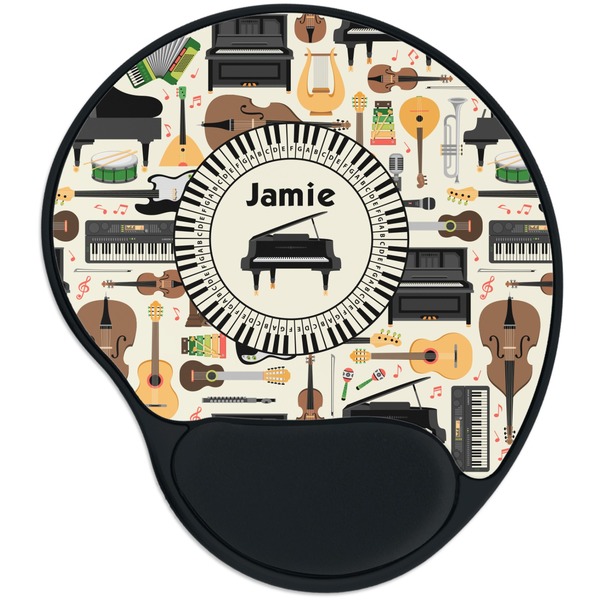 Custom Musical Instruments Mouse Pad with Wrist Support
