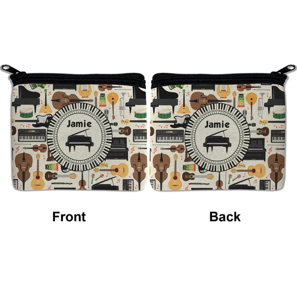 Musical Instruments Neoprene Coin Purse - Front & Back (APPROVAL)