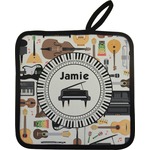 Musical Instruments Pot Holder w/ Name or Text