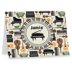 Musical Instruments Note cards (Personalized)