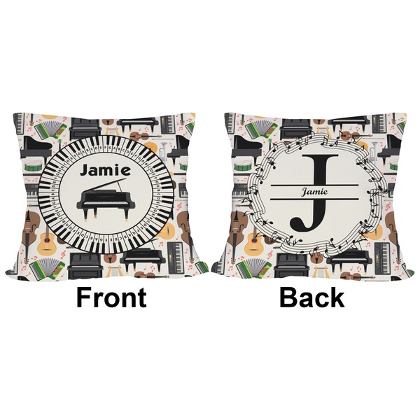 Musical Instruments Outdoor Pillow - 20x20