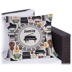 Musical Instruments Outdoor Pillow - 16" (Personalized)