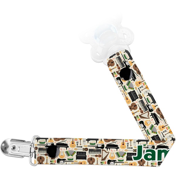 Custom Musical Instruments Pacifier Clip (Personalized)