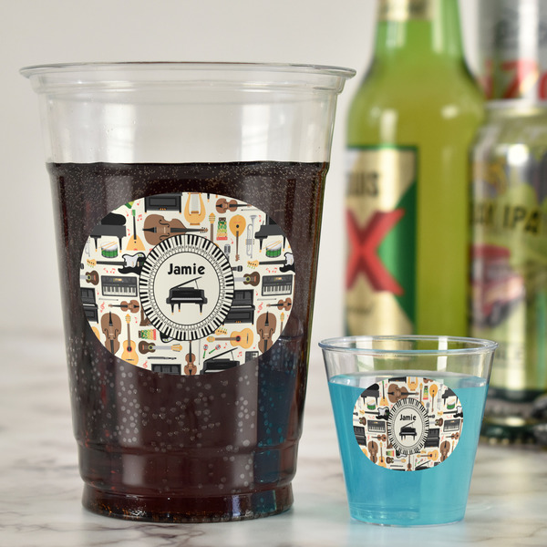 Musical Instruments Party Cups - 16oz - In Context