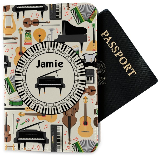 Custom Musical Instruments Passport Holder - Fabric (Personalized)
