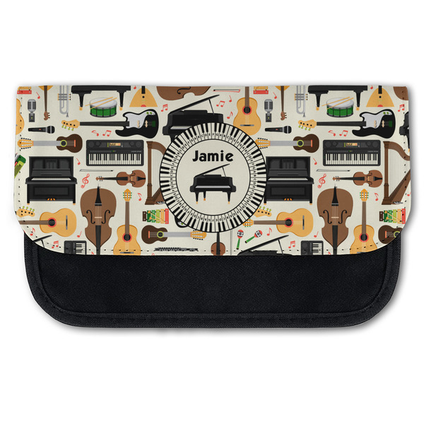 Custom Musical Instruments Canvas Pencil Case w/ Name or Text