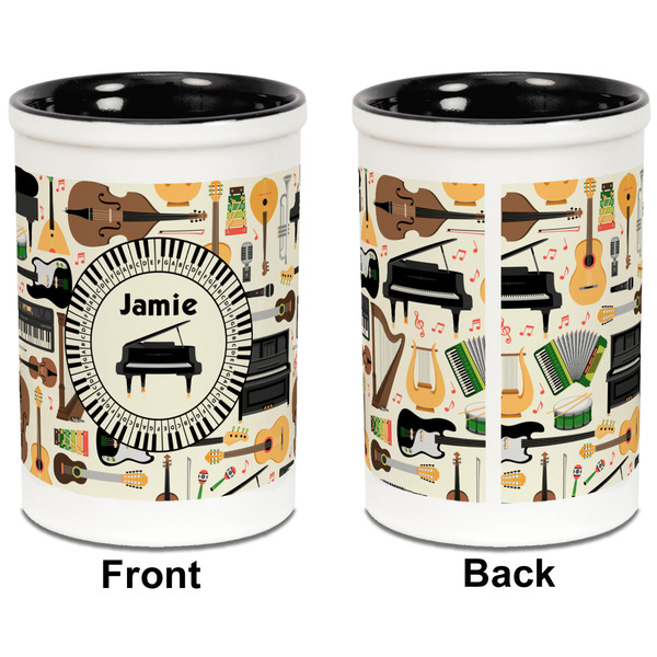 Musical Instruments Pencil Holder - Black - approval