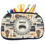 Musical Instruments Neoprene Pencil Case - Medium w/ Name or Text