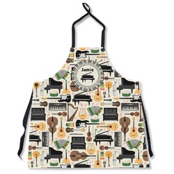 Musical Instruments Apron Without Pockets w/ Name or Text