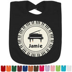 Musical Instruments Cotton Baby Bib (Personalized)