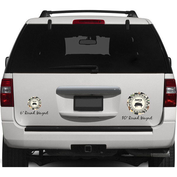 Musical Instruments Personalized Car Magnets on Ford Explorer