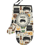 Musical Instruments Left Oven Mitt (Personalized)
