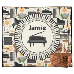 Musical Instruments Outdoor Picnic Blanket (Personalized)