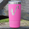Musical Instruments 20 oz Stainless Steel Tumbler - Pink - Single Sided