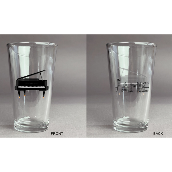 Musical Instruments Pint Glass - Two Content - Approval