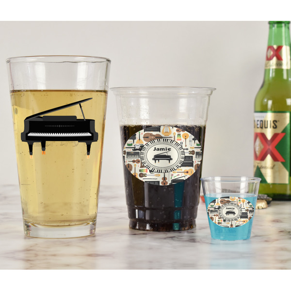 Musical Instruments Pint Glass - Two Content - In Context