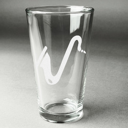 Musical Instruments Pint Glass - Engraved