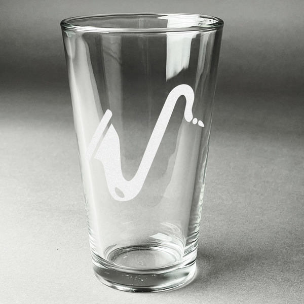 Custom Musical Instruments Pint Glass - Engraved
