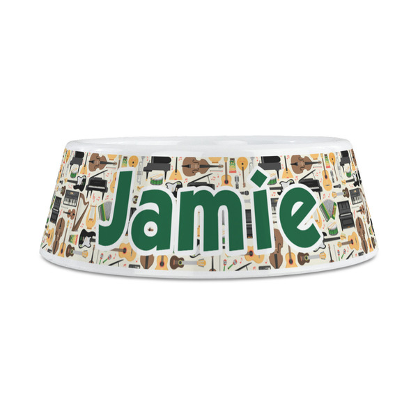 Musical Instruments Plastic Dog Bowls - Medium - FRONT