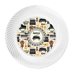 Musical Instruments Plastic Party Dinner Plates - 10" (Personalized)