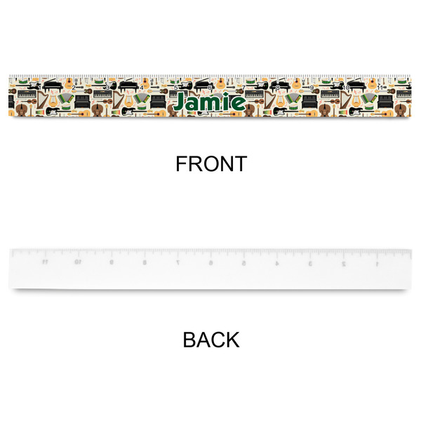 Musical Instruments Plastic Ruler - 12" - APPROVAL