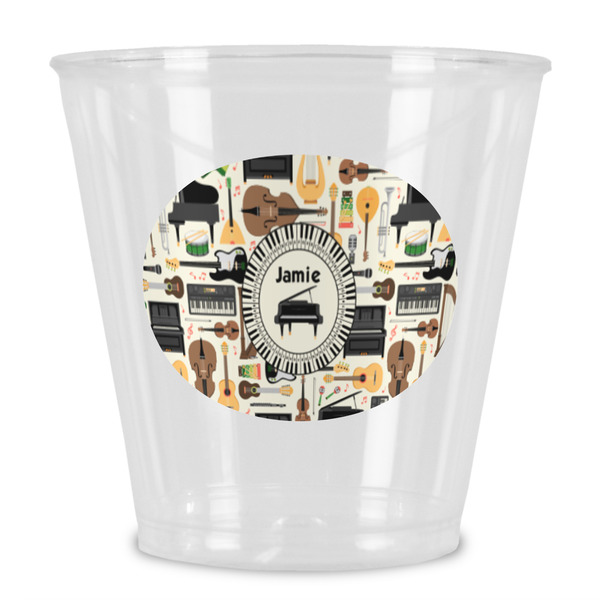 Custom Musical Instruments Plastic Shot Glass (Personalized)