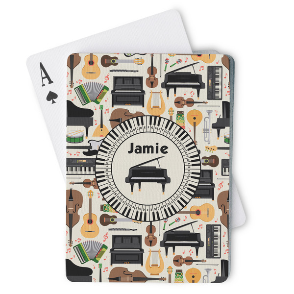 Custom Musical Instruments Playing Cards (Personalized)