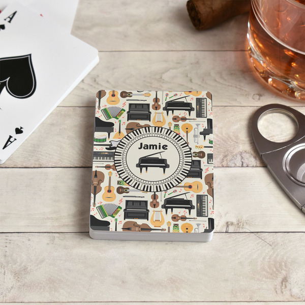 Musical Instruments Playing Cards - In Context