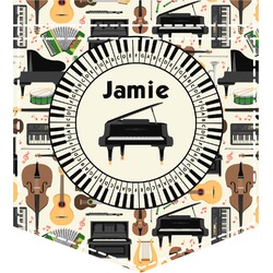 Musical Instruments Iron On Faux Pocket (Personalized)
