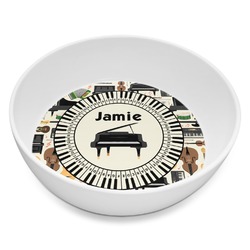 Musical Instruments Melamine Bowl - 8 oz (Personalized)