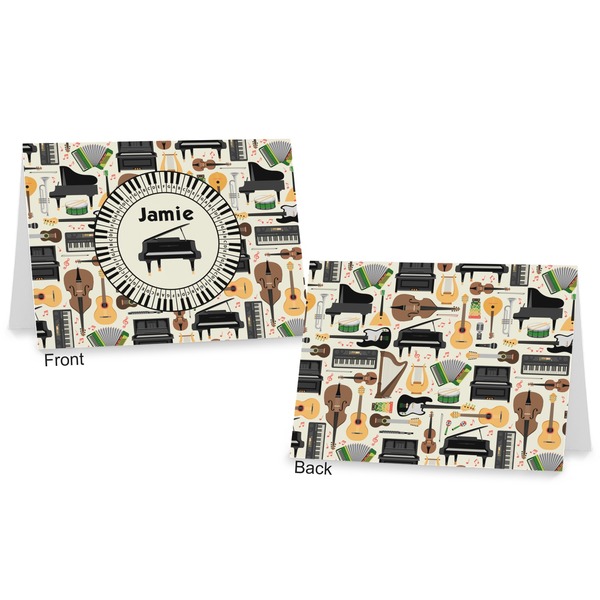 Musical Instruments Postcard - Front and Back