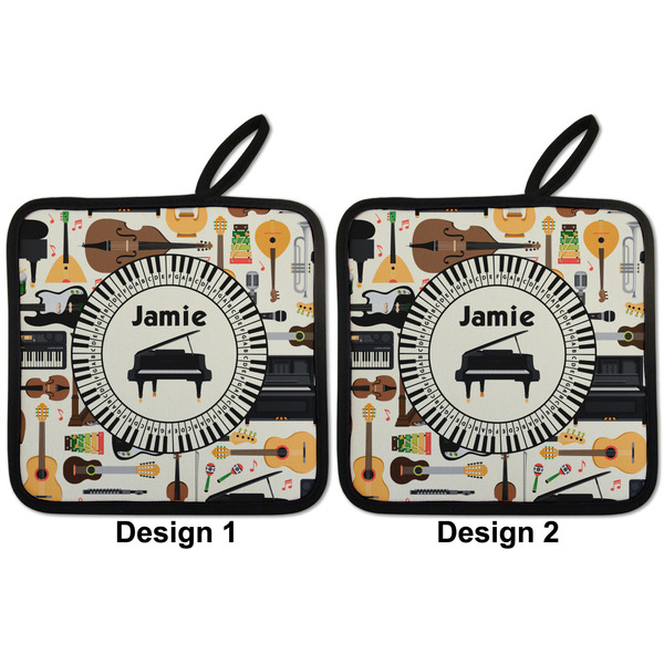 Musical Instruments Pot Holders - Set of 2 APPROVAL