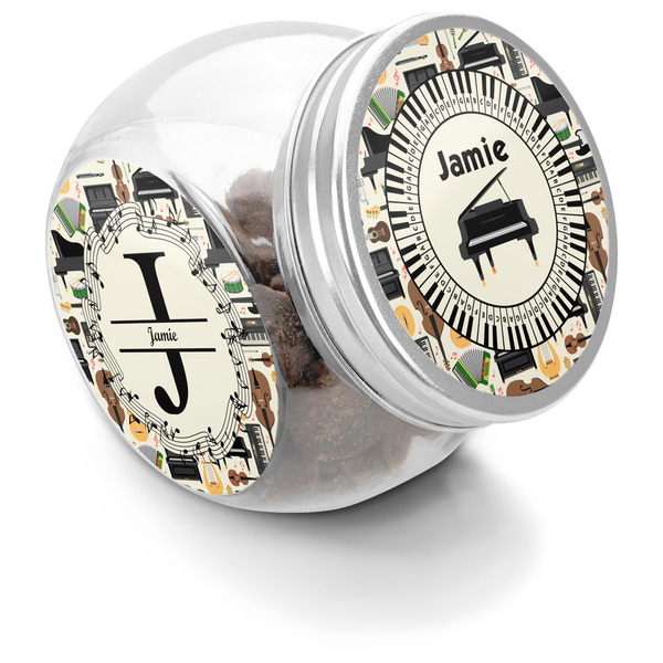 Custom Musical Instruments Puppy Treat Jar (Personalized)