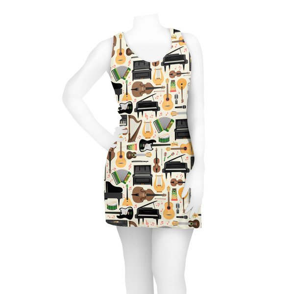 Musical Instruments Racerback Dress - On Model - Front
