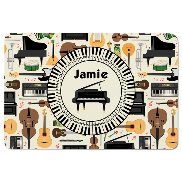 Musical Instruments Rectangular Fridge Magnet - FRONT