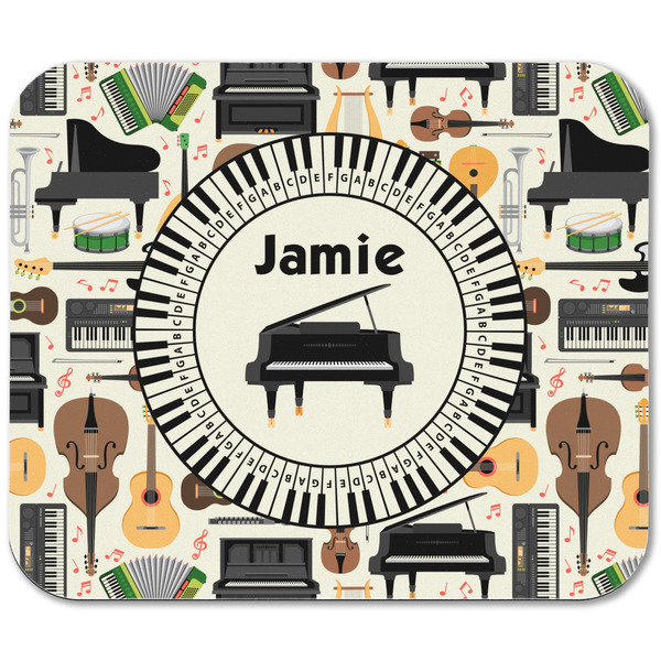 Musical Instruments Rectangular Mouse Pad - APPROVAL