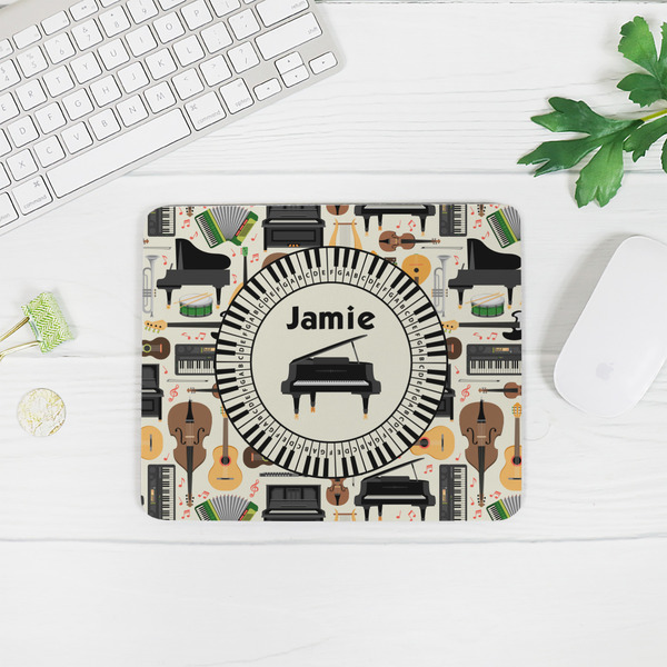 Musical Instruments Rectangular Mouse Pad - LIFESTYLE 2