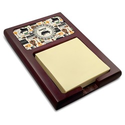 Musical Instruments Red Mahogany Sticky Note Holder (Personalized)