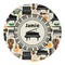 Musical Instruments Round Paper Coaster - Approval