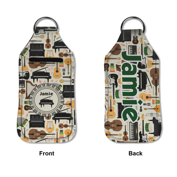 Musical Instruments Sanitizer Holder Keychain - Large APPROVAL (Flat)