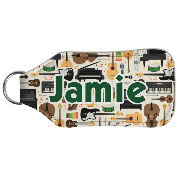 Musical Instruments Sanitizer Holder Keychain - Large (Back)