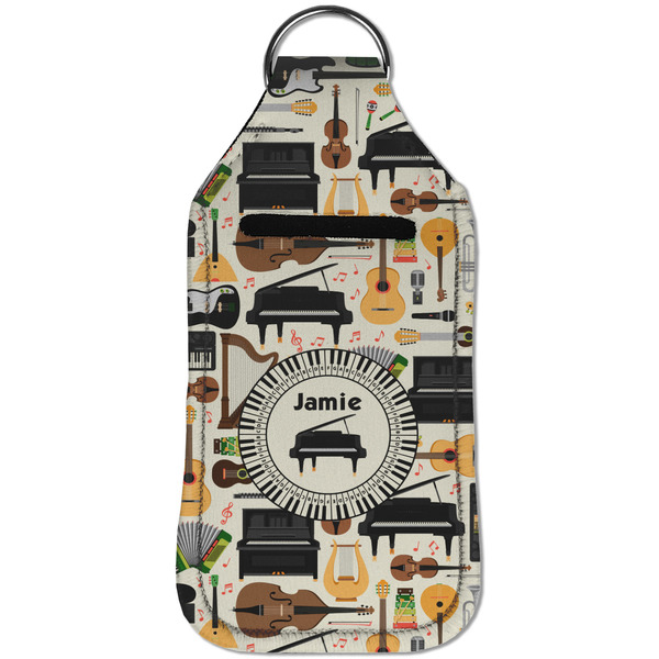 Musical Instruments Sanitizer Holder Keychain - Large (Front)