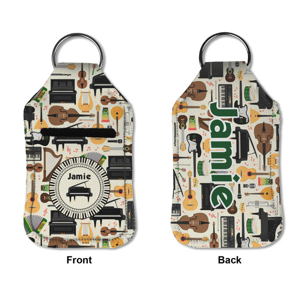 Musical Instruments Sanitizer Holder Keychain - Small APPROVAL (Flat)