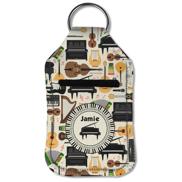 Musical Instruments Sanitizer Holder Keychain - Small (Front Flat)