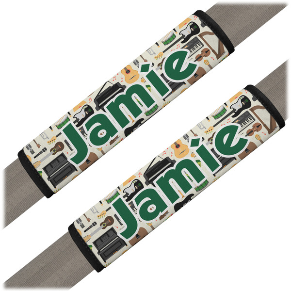 Custom Musical Instruments Seat Belt Covers (Set of 2) (Personalized)