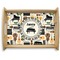 Musical Instruments Natural Wooden Tray - Large (Personalized)