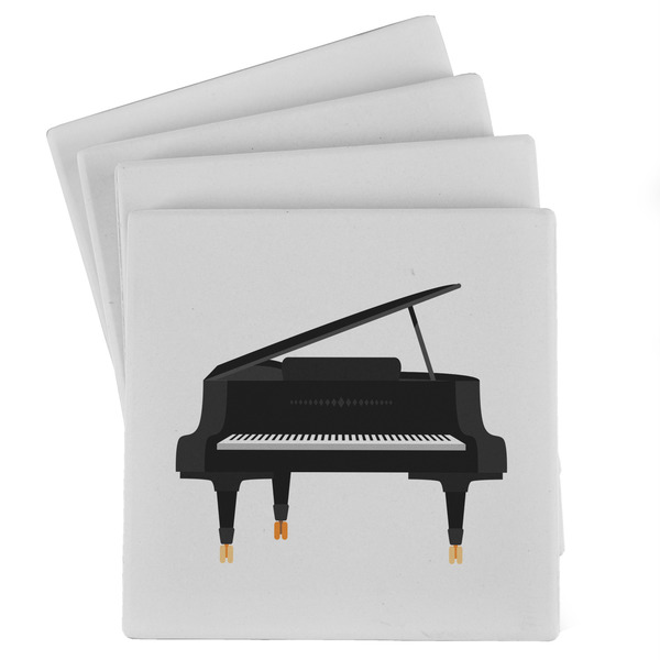 Custom Musical Instruments Absorbent Stone Coasters - Set of 4