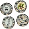 Musical Instruments Set of Lunch / Dinner Plates